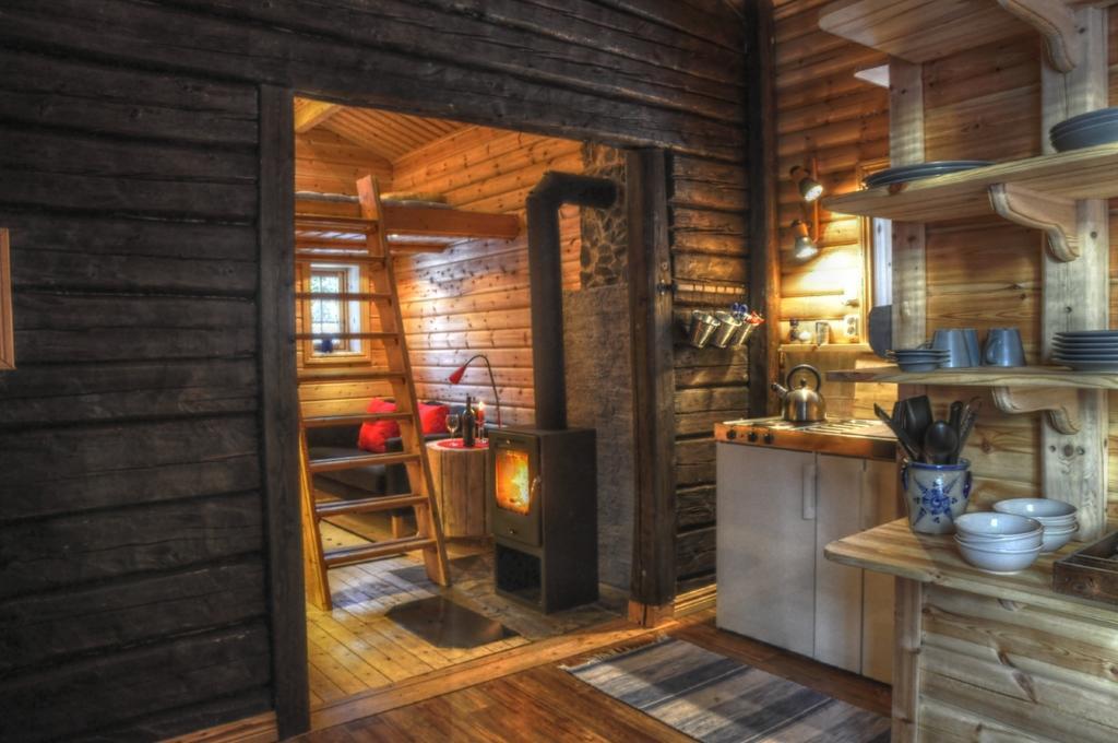 Cottage On Wild River In Lapland/Sweden Karlsten Cameră foto